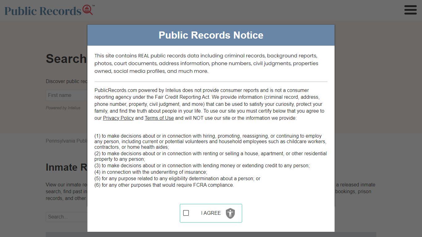 Pennsylvania Inmate Search | Public Records